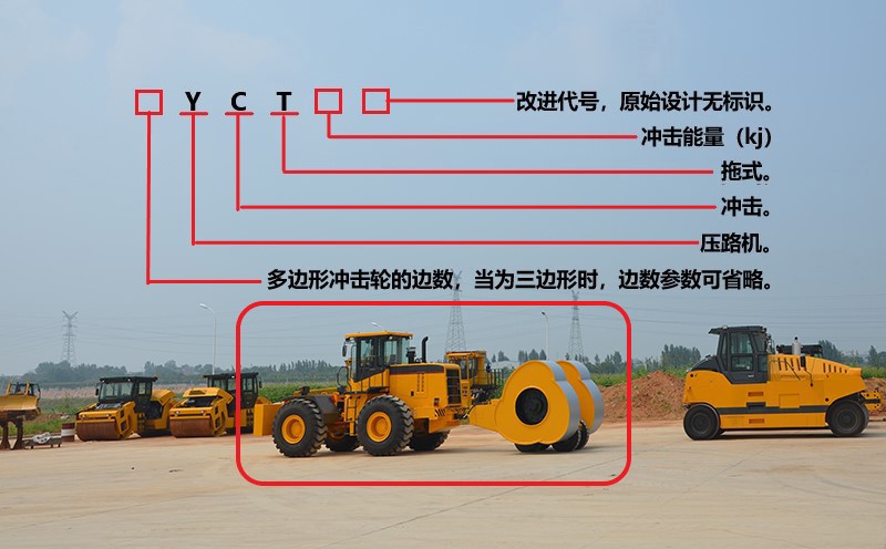 YCT25冲击式压路机