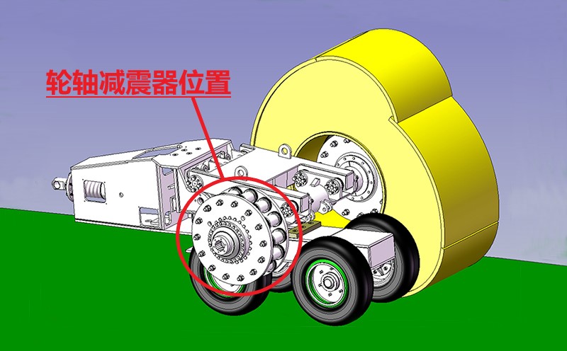 冲击压路机减震器